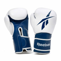 Reebok Leder-Boxhandschuhe, Blau